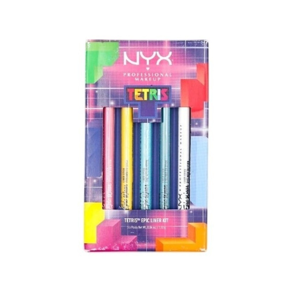 NYX x Tetris Epic Liner Kit - 5 piece Eyeliner Set